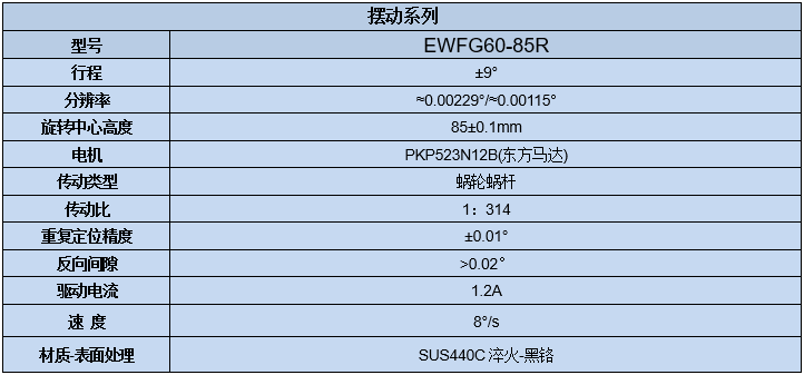 电动角位位移台 EWFG60-85R(图7) 电动角位位移台