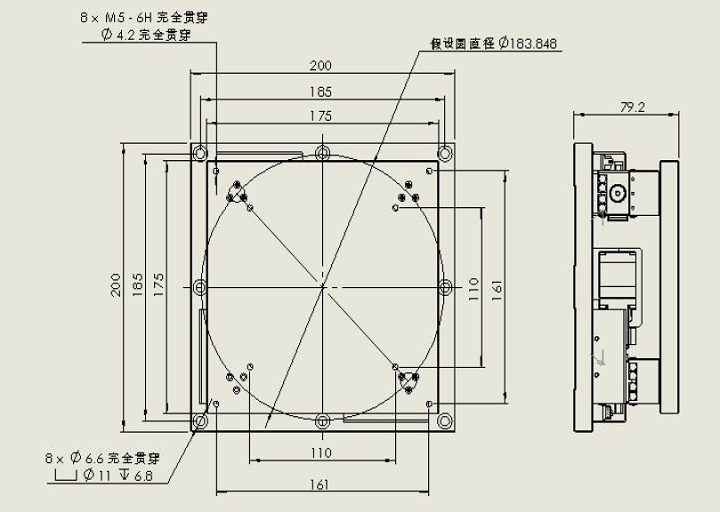 XYY轴电动对位台 FXYY-175(图9) XYY轴电动对位台