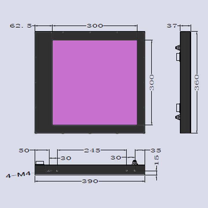 UVLED水冷面光源 大型UV水冷光源-300×300(图3) UVLED水冷面光源 大型UV水冷光源-300×300(图3)