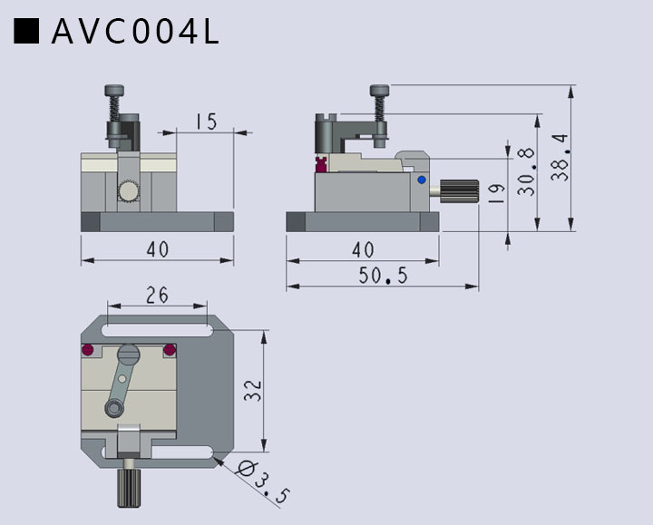 V槽夹具AVC004(图3) V槽夹具AVC004(图3)
