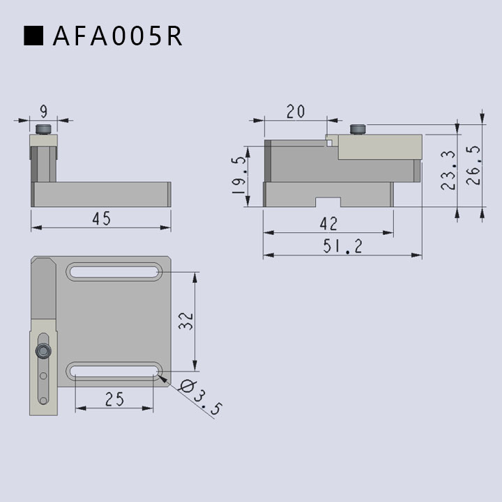 光纤阵列夹具AFA005(图3) 光纤阵列夹具AFA005(图3)