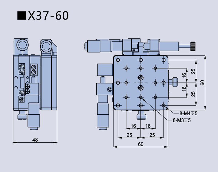 三维调整架X37(图4) 三维调整架X37(图4)