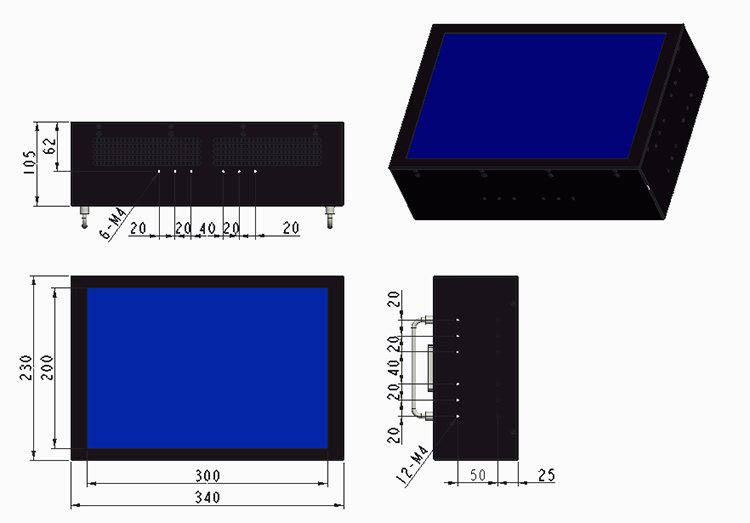 SMT生产线用UVLED接驳台 PCB电子元件加工UVLED接驳台(图3)